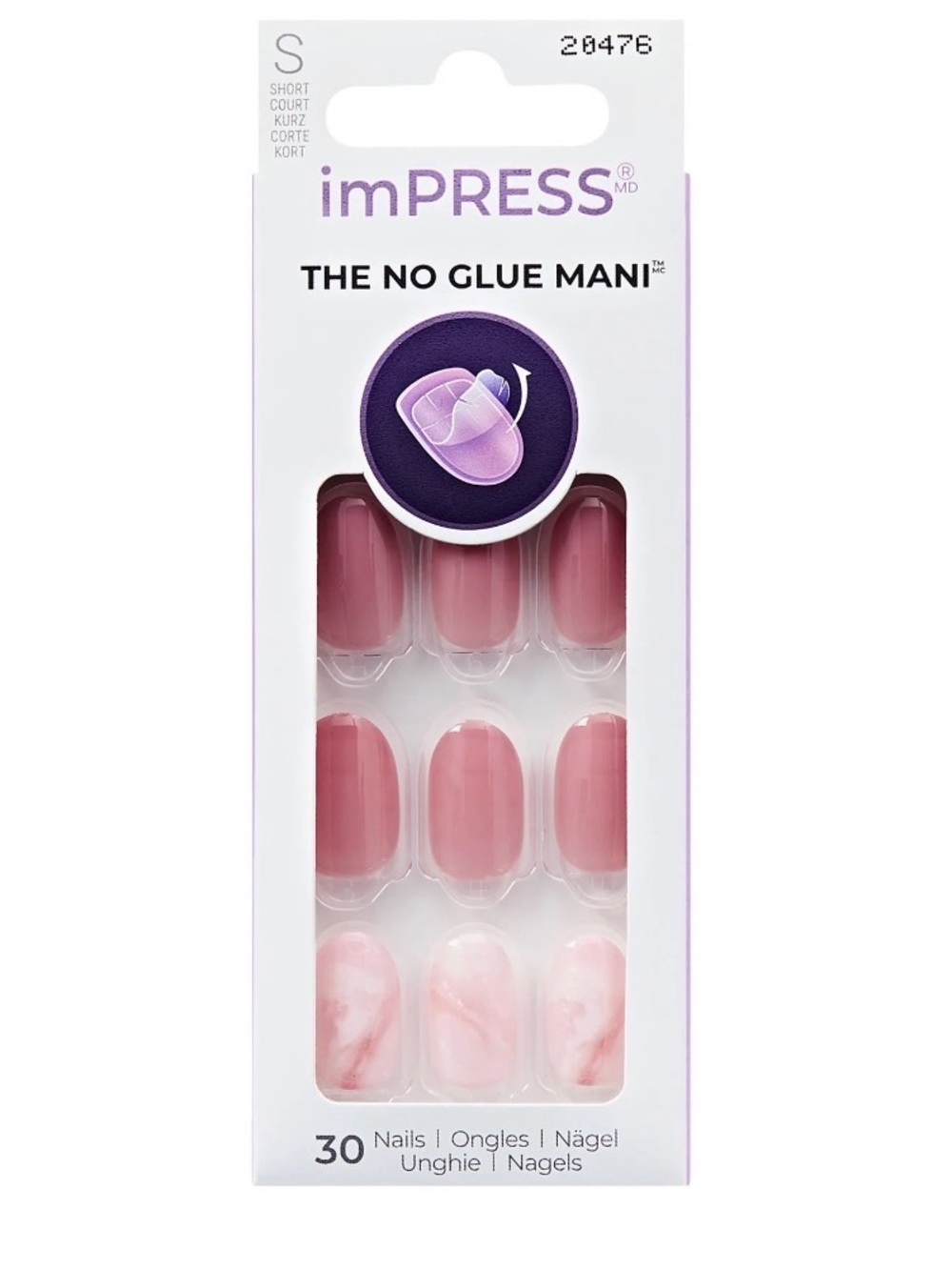 imPRESS Press On Nails in a short length Magic Hour